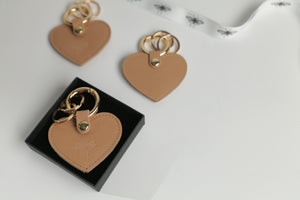 Personalized  Nude- Heart Keychain