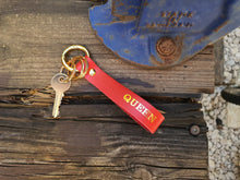 Load image into Gallery viewer, Personalized Red Keychain