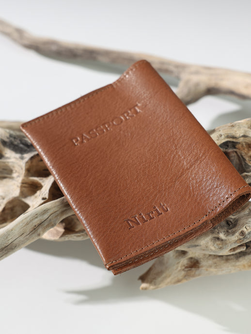 Passport Cover - Soft Brown