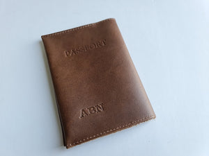 Passport Cover - Chocolate Brown