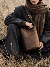 Load image into Gallery viewer, Bucket Bag - Chocolate Brown