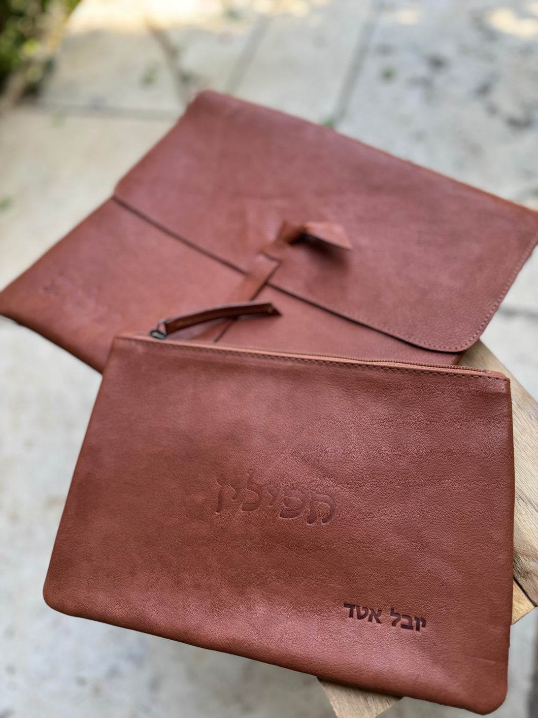 תיק לטלית ותפילין-חום קוניאק