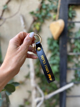 Load image into Gallery viewer, Personalized Black Keychain