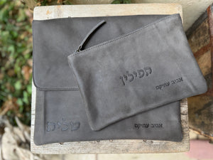 תיק לטלית ותפילין-אפור