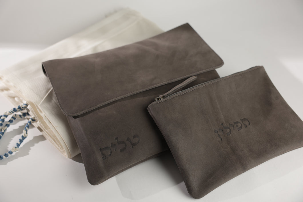 תיק לטלית ותפילין-אפור