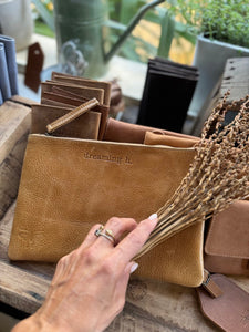 Clutch Bag - Camel