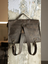 Load image into Gallery viewer, Chris Bag - Dark Grey &amp; Brown