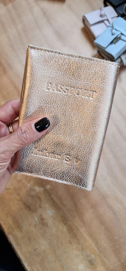 Passport Cover - Rose Gold