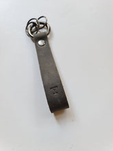 Load image into Gallery viewer, Personalized Dark Gray Keychain