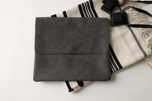 Tallit & Tefillin - Gray Vegan