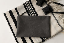 Load image into Gallery viewer, Tallit &amp; Tefillin - Gray Vegan