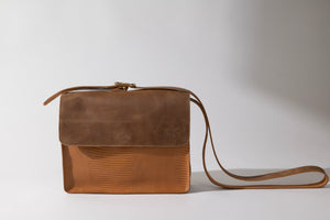 Lennon Bag - Brown With Texture