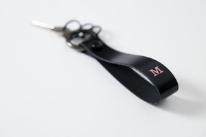 Personalized Black Keychain