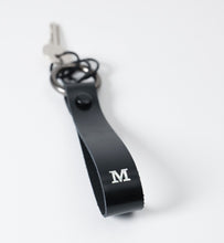 Load image into Gallery viewer, Personalized Black Keychain